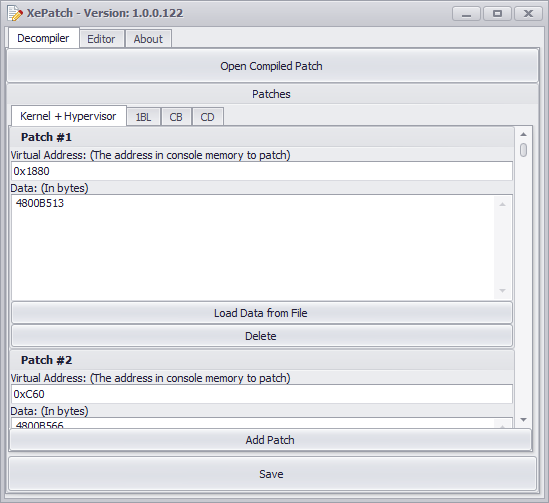 XePatch Screenshot